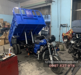 Xe ba bánh hoa lâm có ben giá rẻ