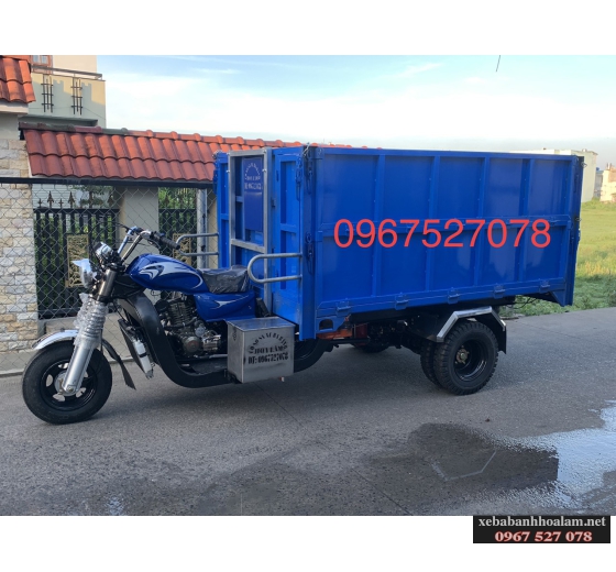Xe ba bánh có thùng chở hàng giá rẻ bình chánh
